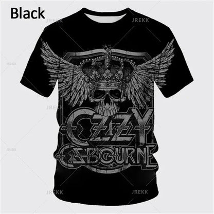 Punk Rock Ozzy Osbourne 3D Print T-Shirt