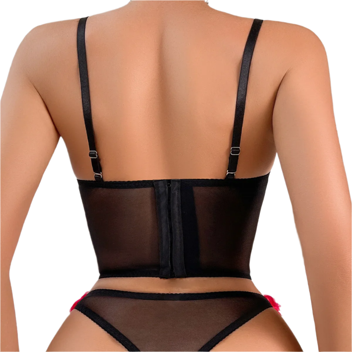 love sexy see-through sex fun set comfortable ultra-thin mesh underwear two-piece set