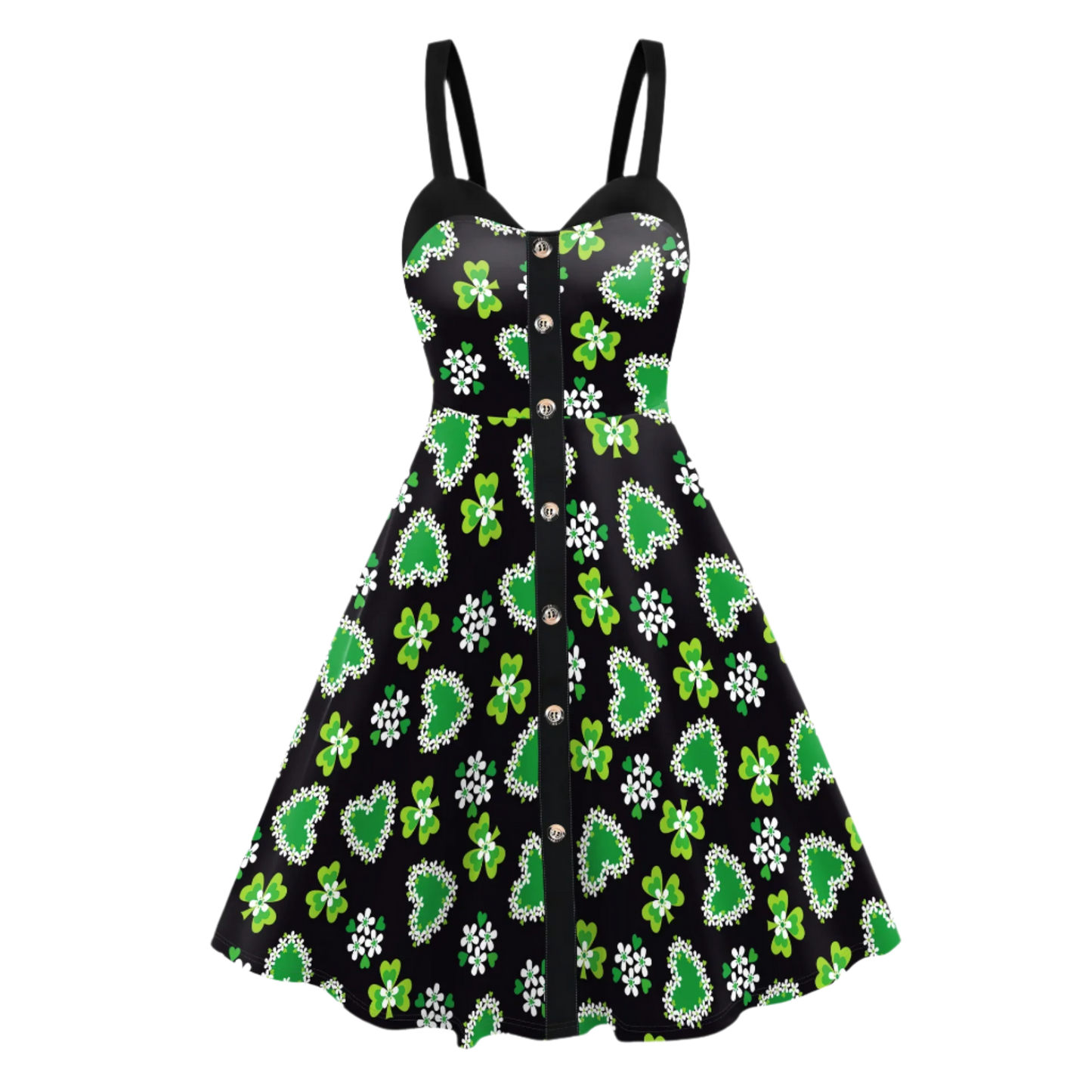 St. Patrick's Day Sexy Dress Women Green Backless Irish Holiday Party Dress