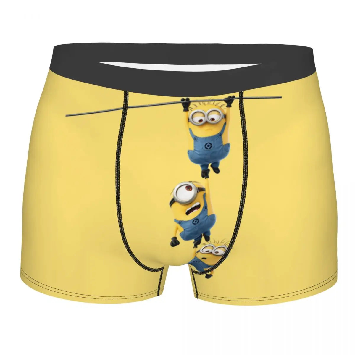 boxer briefs featuring minions a cartoon character