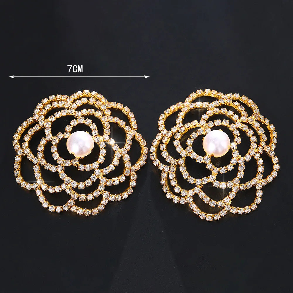 1 Pair Full Rhinestone Nipple Cover Reusable Sexy Women Nipple Pasties Breast Pad Silicone Self Adhesive Nipple Accessories
