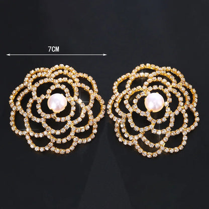 1 Pair Full Rhinestone Nipple Cover Reusable Sexy Women Nipple Pasties Breast Pad Silicone Self Adhesive Nipple Accessories