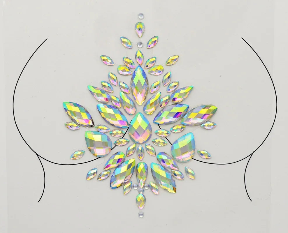 Rhinestone Face & Body Jewels – Crystal Stickers & 3D Tattoos