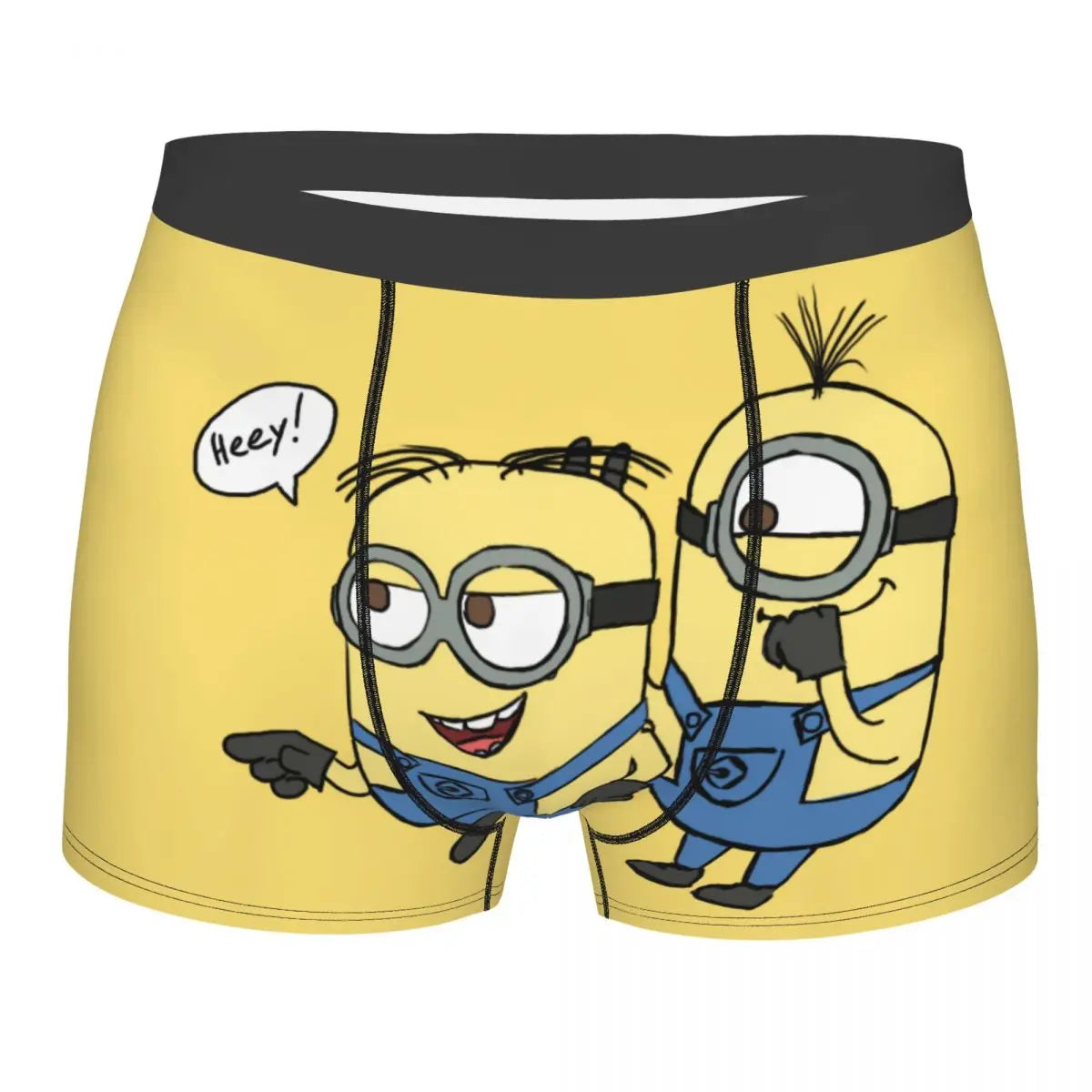 boxer briefs featuring minions a cartoon character