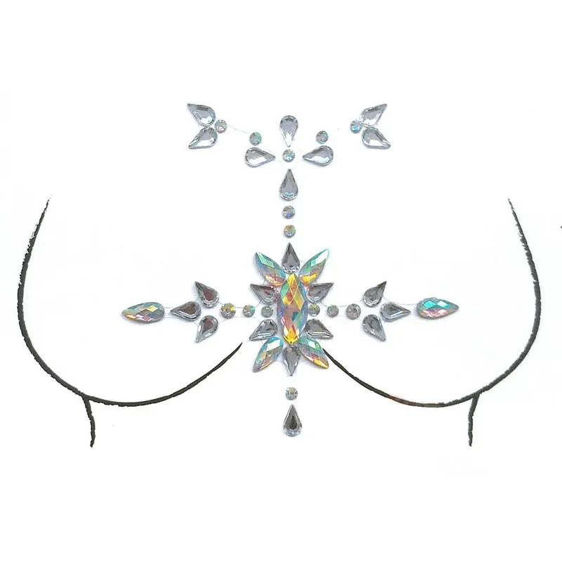 Rhinestone Face & Body Jewels – Crystal Stickers & 3D Tattoos