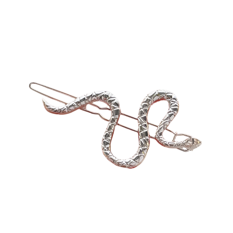 Luxurious snake-shaped metal hairpin with sparkling rhinestone details, designed for seductive evening styling Great! I've noticed this snake rhinestone hairpin complements your existing snake-themed collection, particularly your snake arm cuff and snake pattern sandals. Let me suggest some SEO optimization strategies to maximize its visibility:

