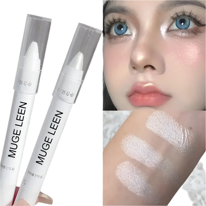 Pearl white matte eyeliner pencil with waterproof formula - perfect for resort evening makeup looks