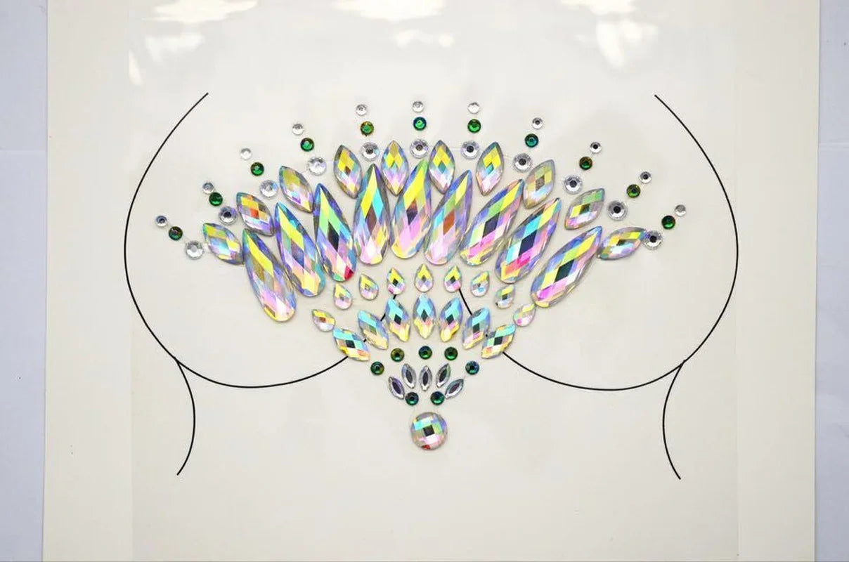 Rhinestone Face & Body Jewels – Crystal Stickers & 3D Tattoos