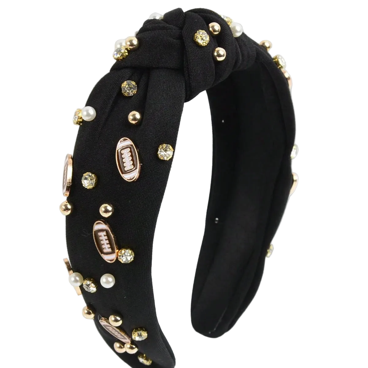 Women’s Football Headband | Rhinestone Game Day Hair Accessory