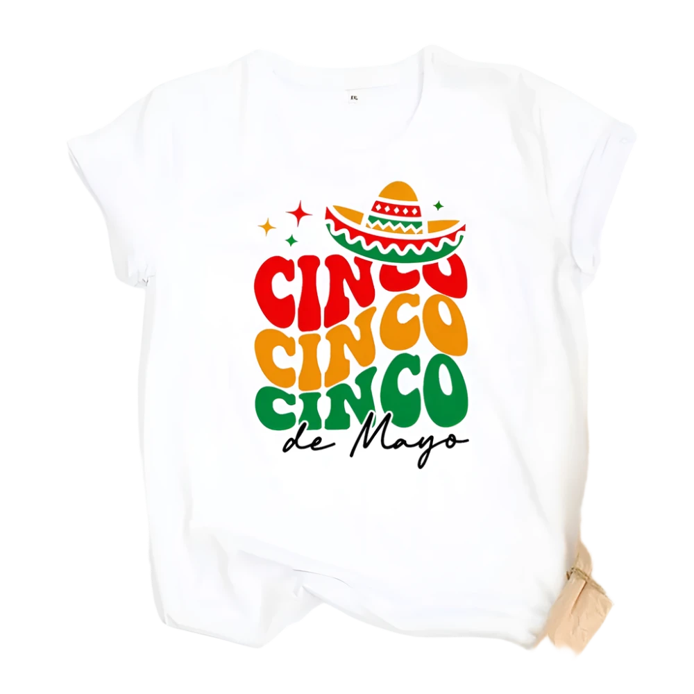 Cinco De Mayo Mexican Women Drinking T-Shirt Funny