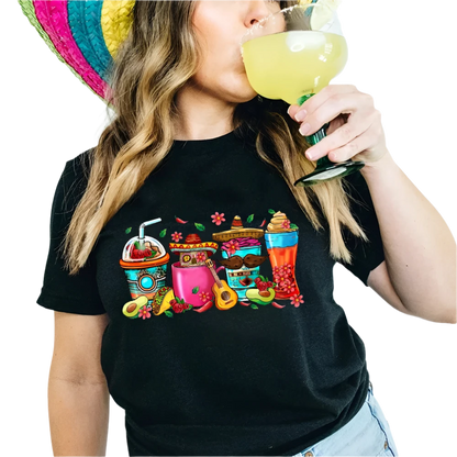 Cinco De Mayo Drinking T-Shirt | Funny Mexican Women's Tee