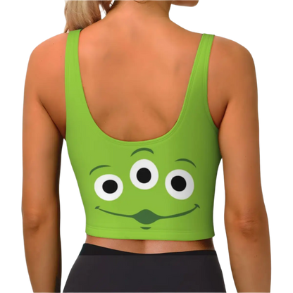 Toy Story Aliens Cartoon Sports Bra Women's