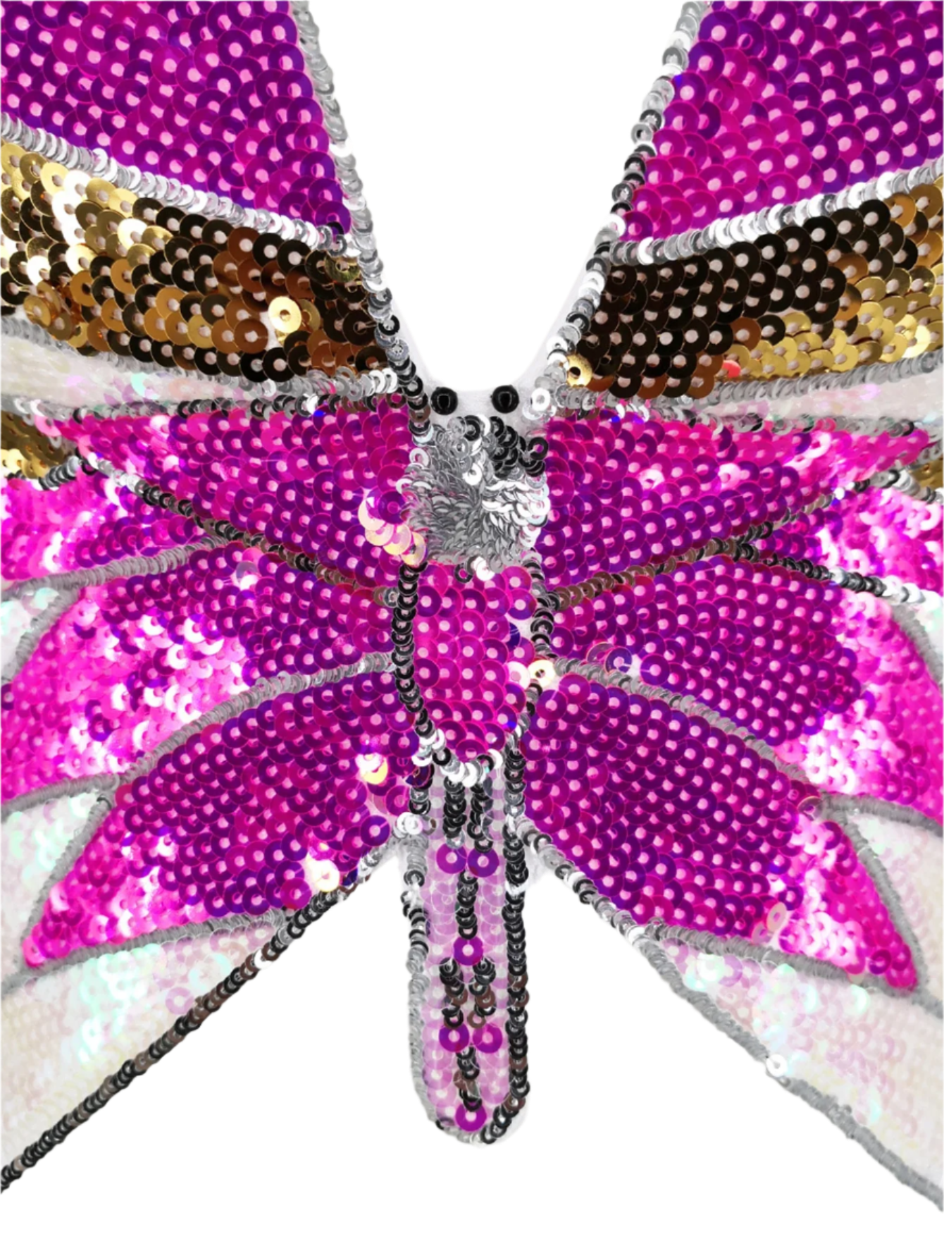 Sexy Halter Sequin Butterfly Top Corset