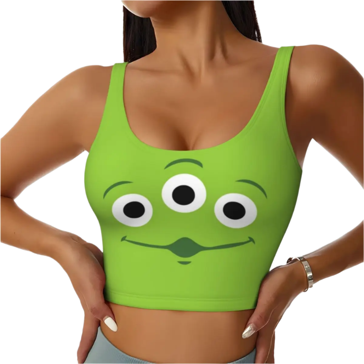 Toy Story Aliens Cartoon Sports Bra Women's