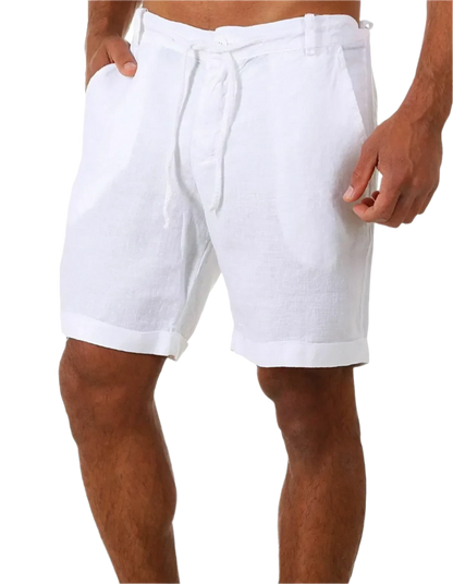 Men's Linen Shorts Casual Breathable