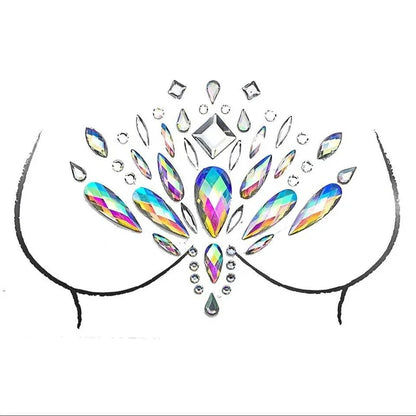 Rhinestone Face & Body Jewels – Crystal Stickers & 3D Tattoos