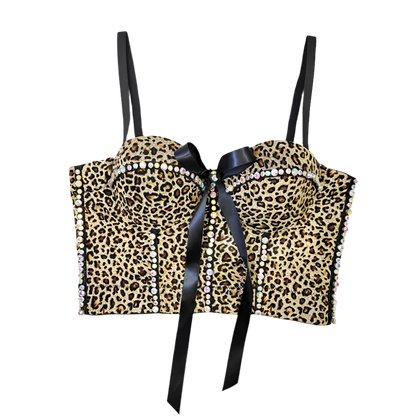 Hot Zebra Print Corset | Stylish Women's Fashion