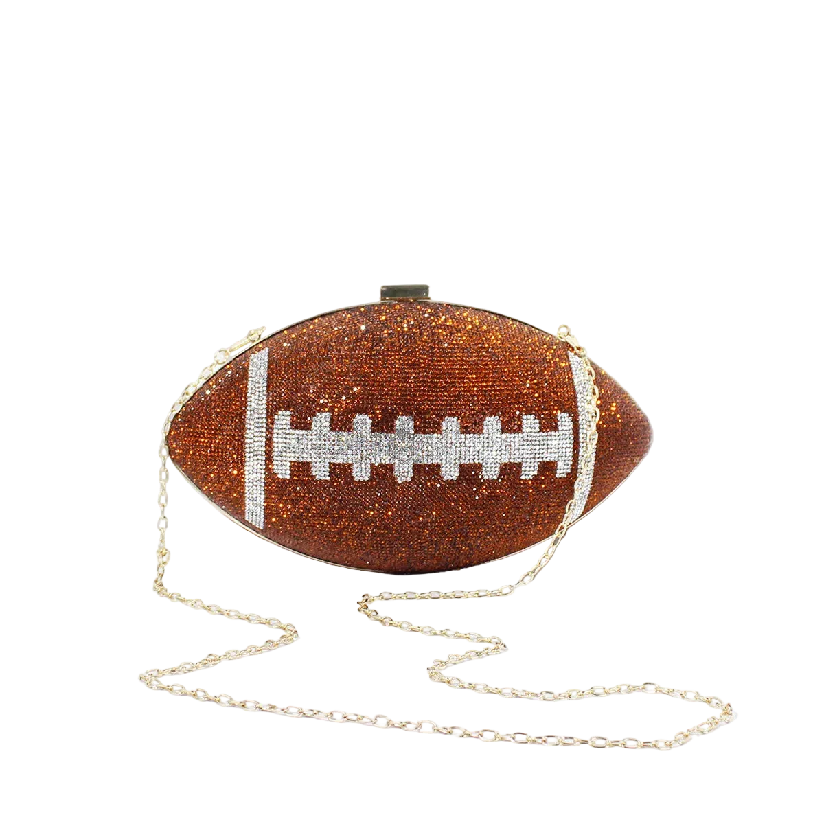 Women’s Football Clutch Bag | Glitter Game Day Crossbody Purse