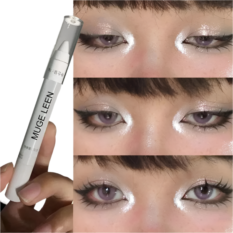 Pearl white matte eyeliner pencil with waterproof formula - perfect for resort evening makeup looks