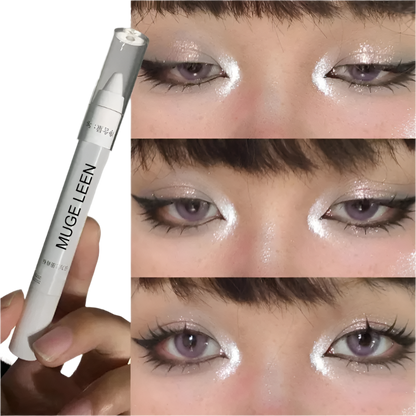 Pearl white matte eyeliner pencil with waterproof formula - perfect for resort evening makeup looks