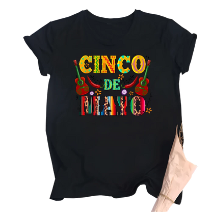 Cinco De Mayo Mexican Women Drinking T-Shirt Funny