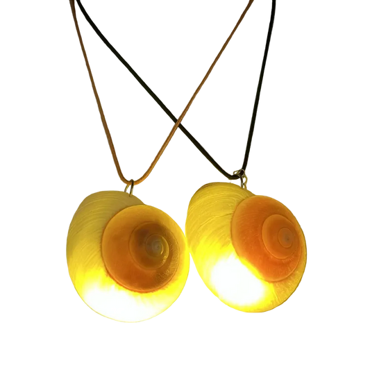 Glowing Seashell Necklace | Light-Up Ocean Pendant