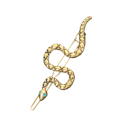 Luxurious snake-shaped metal hairpin with sparkling rhinestone details, designed for seductive evening styling Great! I've noticed this snake rhinestone hairpin complements your existing snake-themed collection, particularly your snake arm cuff and snake pattern sandals. Let me suggest some SEO optimization strategies to maximize its visibility:

