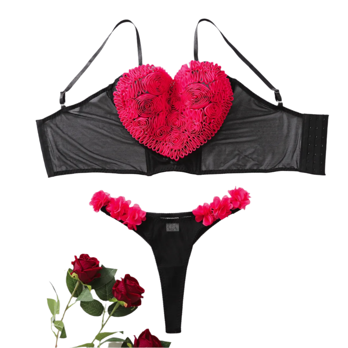 love sexy see-through sex fun set comfortable ultra-thin mesh underwear two-piece set