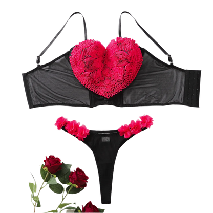 love sexy see-through sex fun set comfortable ultra-thin mesh underwear two-piece set