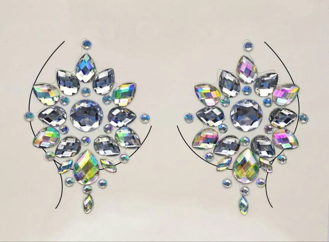 Rhinestone Face & Body Jewels – Crystal Stickers & 3D Tattoos