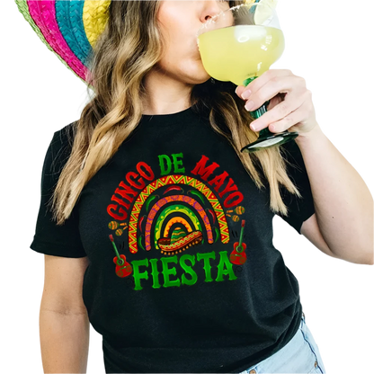 Funny Cinco de Mayo T-shirt featuring a playful design of Mexican women drinking, perfect for adding humor to holiday celebrations.