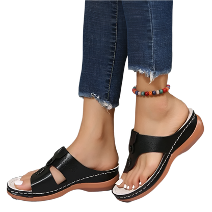 Comfortable soft bottom beach sandals featuring cushioned design for resort pool and beach wear

