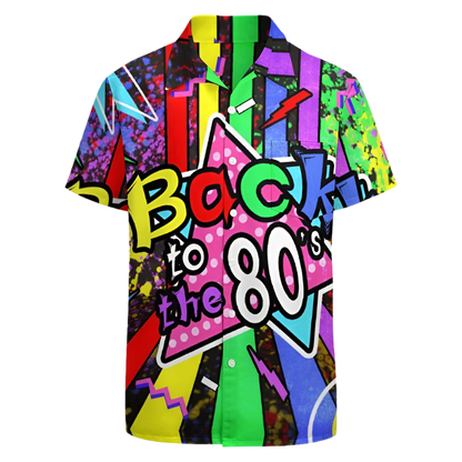 Vintage Graffiti Shirts for Men Clothing