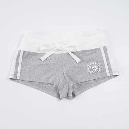 Women's Sporty Drawstring Shorts | Game Day & Football Party Shorts