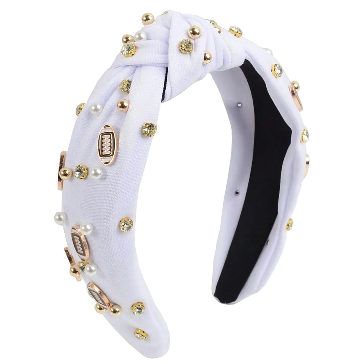 Women’s Football Headband | Rhinestone Game Day Hair Accessory