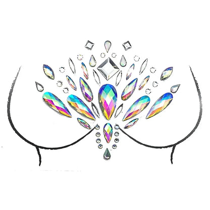 Rhinestone Face & Body Jewels – Crystal Stickers & 3D Tattoos