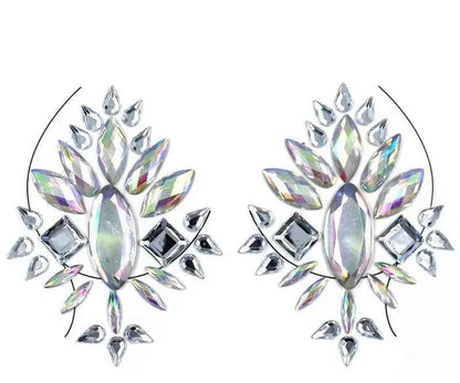 Rhinestone Face & Body Jewels – Crystal Stickers & 3D Tattoos