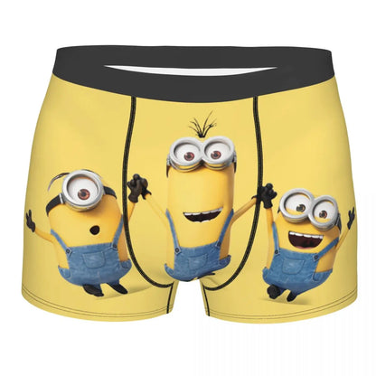 boxer briefs featuring minions a cartoon character