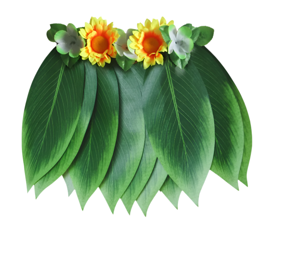 Adults Leaf Grass Skirt | Tropical & Fun Costume Accessory