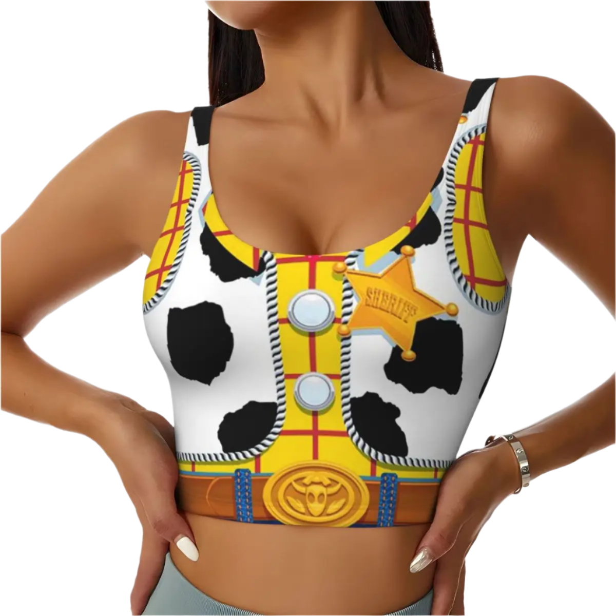 Toy Story Aliens Cartoon Sports Bra Women's