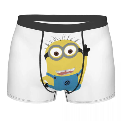 boxer briefs featuring minions a cartoon character