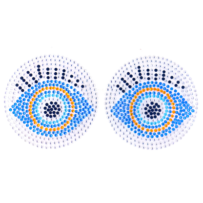 Crystal Embellished Nipple Covers for Resort Theme Nights