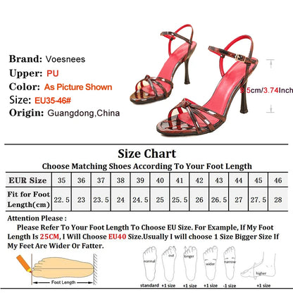 9.5CM Leopard Print Narrowband Sandals | Buckle Strap Stilettos | Summer Party Heels