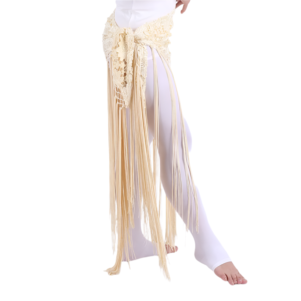 Belly Dance Tassel Triangular Scarf | Elegant & Flowing Dancewear