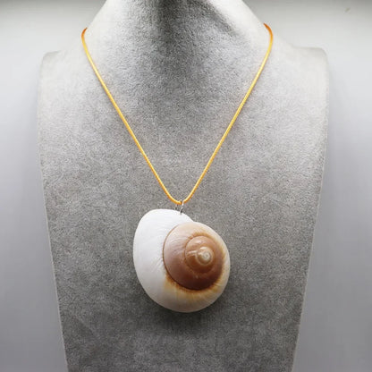 Rope Chain Sea Snail Shell Necklace Glowing Shells Cosplay Costume Glowing Necklaces Jewelry Gift Conch Shell Seashells Necklace
