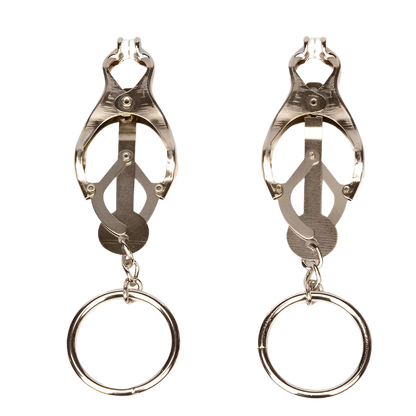 BDSM Bondage Choker Collar | Nipple Clamp Breast Clip Chain Set