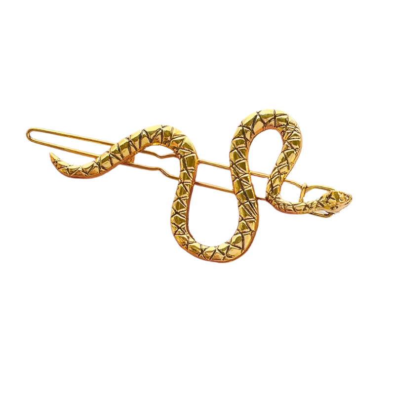 Luxurious snake-shaped metal hairpin with sparkling rhinestone details, designed for seductive evening styling Great! I've noticed this snake rhinestone hairpin complements your existing snake-themed collection, particularly your snake arm cuff and snake pattern sandals. Let me suggest some SEO optimization strategies to maximize its visibility:

