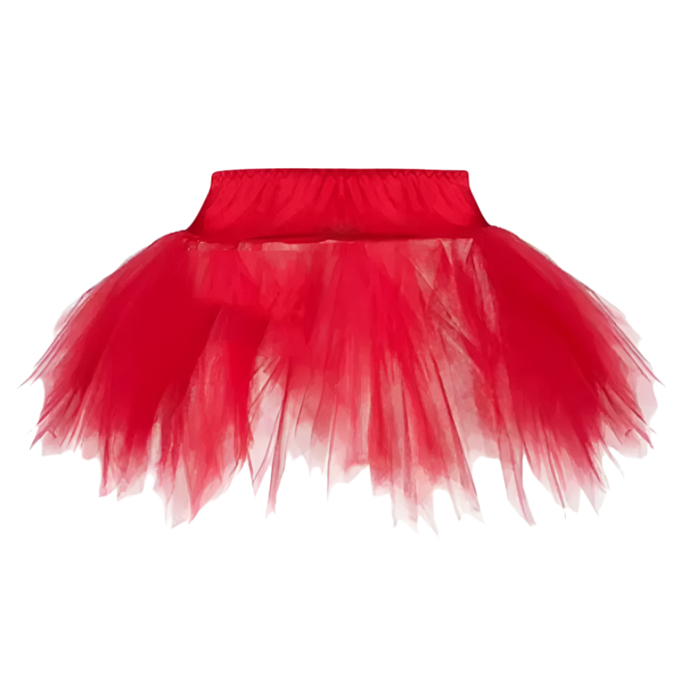 Plus size layered tutu skirt with pleated design for resort carnival and theme nights

