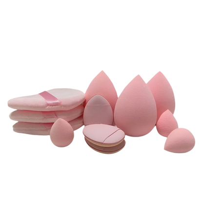 12pcs Makeup Sponge Blender Set | Soft Beauty Egg Cosmetic Puffs