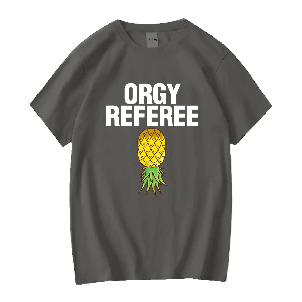 Men's Orgy Referee T-Shirt | Funny Swinger & Game Day Party Shirt
